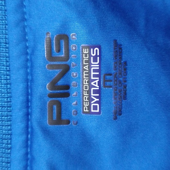 Men's Ping Performance Dynamics Pullover Golf Jacket Size M - Picture 8 of 11